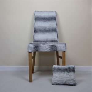 upcycled chair and matching custom cushion